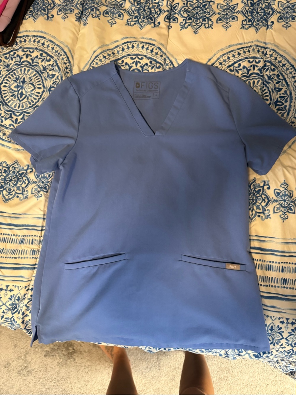 Figs Casma scrub top size small/reg